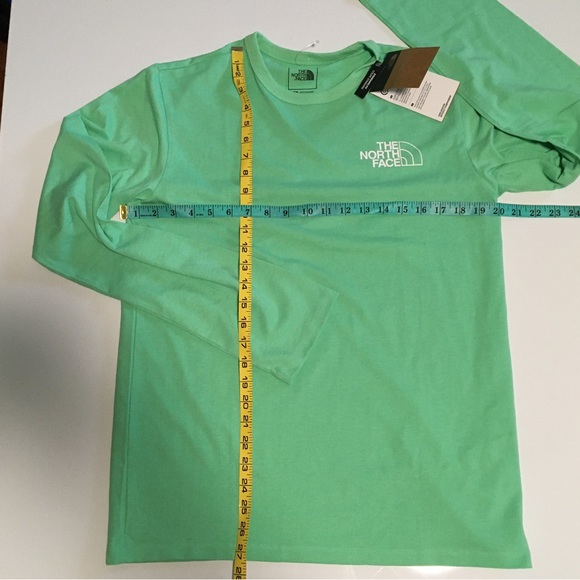 The North Face Long-Sleeve (L/S) Trail Tee T-Shirt Mens Sz S 50/50 Green NEW NWT - Picture 4 of 10